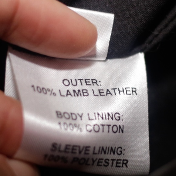 OAK NYC NY Rider Leather Jacket - Picture 3 of 3